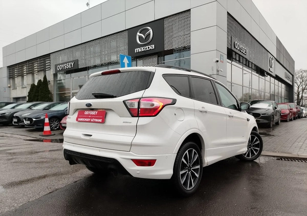 Ford Kuga cena 88900 przebieg: 124941, rok produkcji 2018 z Sulmierzyce małe 301